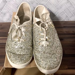 Kate Spade x Keds glitter sneakers